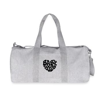 Bébé 2026 - Sac de sport en toile recyclée Stanley/Stella - gris chiné - Devant