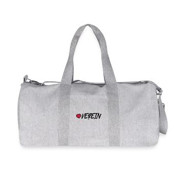 Heart Association - Recycled Canvas Sports Bag by Stanley/Stella - heather grey - Front