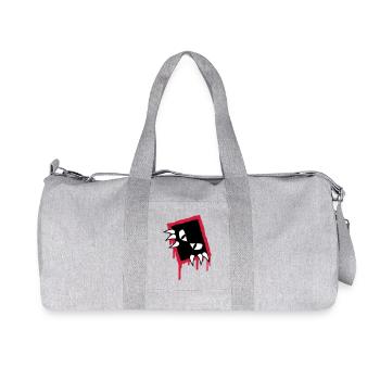 Monster - Recycelte Canvas-Sporttasche von Stanley/Stella - Grau meliert - Vorne