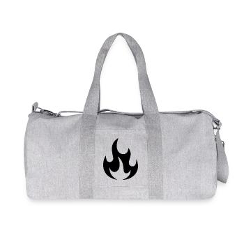 Fire - Recycled Canvas Sports Bag by Stanley/Stella - heather grey - Front