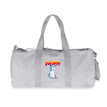badass2 - Recycled Canvas Sports Bag by Stanley/Stella - heather grey - Front