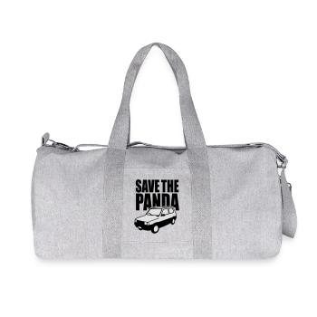 Enregistrez le panda - Sac de sport en toile recyclée Stanley/Stella - gris chiné - Devant