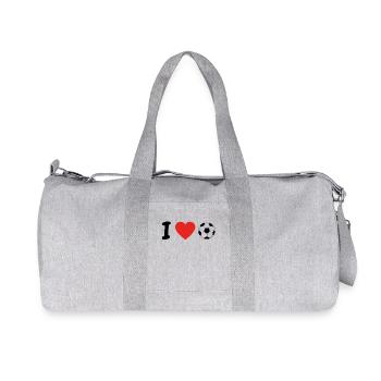 J'adore le football ultras gardien Stuermer Torman - Sac de sport en toile recyclée Stanley/Stella - gris chiné - Devant