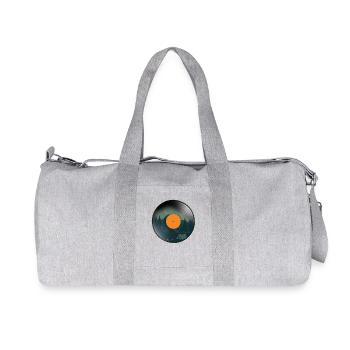 Vintage Vinyl - Recycled Canvas Sports Bag by Stanley/Stella - heather grey - Front