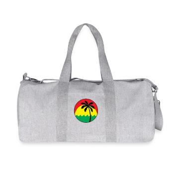 Reggae logo - Recycled Canvas Sports Bag by Stanley/Stella - heather grey - Front