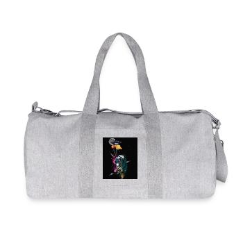 Space Astronaut - Recycled Canvas Sports Bag by Stanley/Stella - heather grey - Front