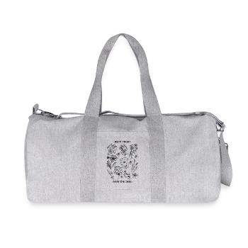 Plant These Save The Bees T-Shirt - Recycled Canvas Sports Bag by Stanley/Stella - heather grey - Front