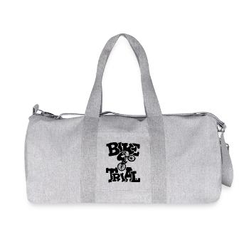 Balance and Control Bike Trial - Recycled Canvas Sports Bag by Stanley/Stella - heather grey - Front