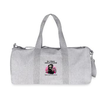 So Viele Arschlöcher Aber Nur Eine Sense - Recycelte Canvas-Sporttasche von Stanley/Stella - Grau meliert - Vorne