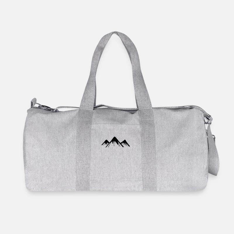 Berg Berge - Recycelte Canvas-Sporttasche von Stanley/Stella - Grau meliert