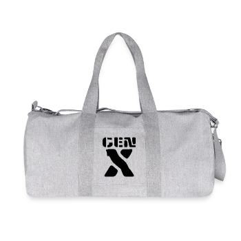 Génération X - Sac de sport en toile recyclée Stanley/Stella - gris chiné - Devant