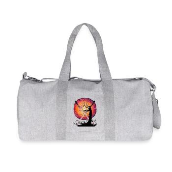 Katana Japon Samouraï épée épée - Sac de sport en toile recyclée Stanley/Stella - gris chiné - Devant