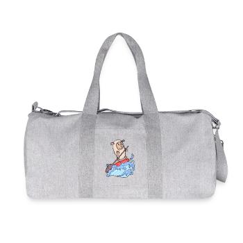 SUP - Stand Up Paddling Paddleboarding - Recycled Canvas Sports Bag by Stanley/Stella - heather grey - Front
