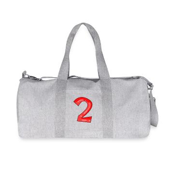 2 - Recycled Canvas Sports Bag by Stanley/Stella - heather grey - Front