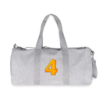 4 - Recycled Canvas Sports Bag by Stanley/Stella - heather grey - Front