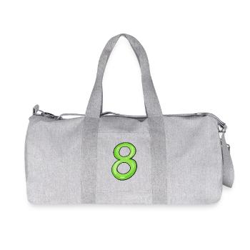 8 - Recycled Canvas Sports Bag by Stanley/Stella - heather grey - Front