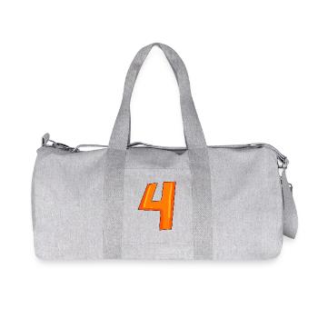 Vier 4 - Recycelte Canvas-Sporttasche von Stanley/Stella - Grau meliert - Vorne