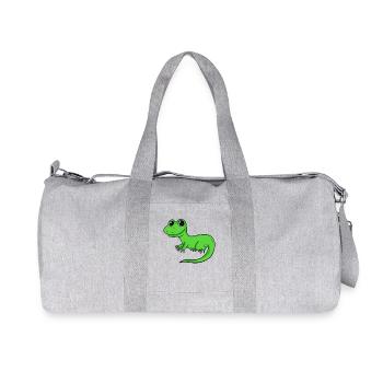 lizard - Recycled Canvas Sports Bag by Stanley/Stella - heather grey - Front