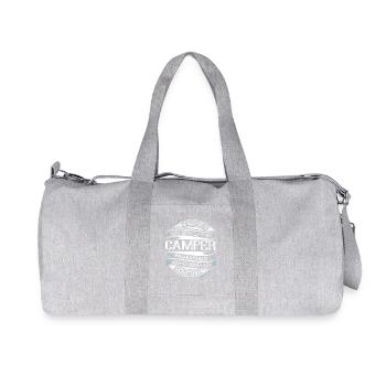 Camper - Recycelte Canvas-Sporttasche von Stanley/Stella - Grau meliert - Vorne