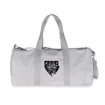 Vélo Gravel Montagnes Vélo Réflexion - Sac de sport en toile recyclée Stanley/Stella - gris chiné - Devant