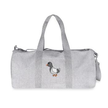 Dove - Recycled Canvas Sports Bag by Stanley/Stella - heather grey - Front