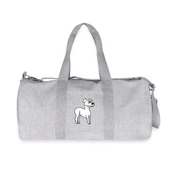 Whippet - Sac de sport en toile recyclée Stanley/Stella - gris chiné - Devant