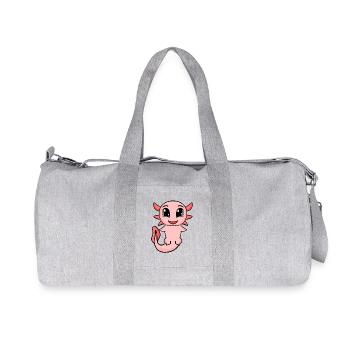 Axolotl - Sac de sport en toile recyclée Stanley/Stella - gris chiné - Devant