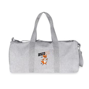 Disco Fuchs - Recycelte Canvas-Sporttasche von Stanley/Stella - Grau meliert - Vorne