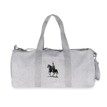 King Horseman of Hanover - Recycled Canvas Sports Bag by Stanley/Stella - heather grey - Front