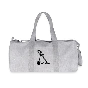 Metalldetektor - Recycelte Canvas-Sporttasche von Stanley/Stella - Grau meliert - Vorne