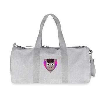Bisexual Horse Gift - Recycled Canvas Sports Bag by Stanley/Stella - heather grey - Front