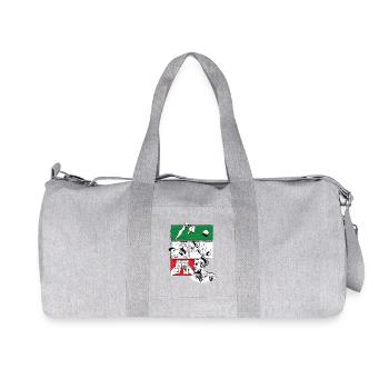 Football Italy Passion Football Player Beer - Recycled Canvas Sports Bag by Stanley/Stella - heather grey - Front