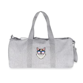 Transgenre Transsexuel Turc Van Cat - Sac de sport en toile recyclée Stanley/Stella - gris chiné - Devant