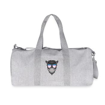 Transgender Transsexual Donkey Gift - Recycled Canvas Sports Bag by Stanley/Stella - heather grey - Front