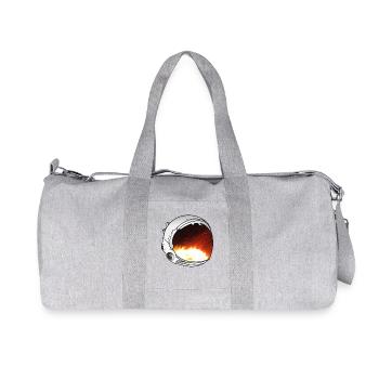 Illustration du casque d’astronaute - Sac de sport en toile recyclée Stanley/Stella - gris chiné - Devant
