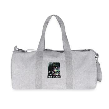 Anime Japon Démons - Sac de sport en toile recyclée Stanley/Stella - gris chiné - Devant