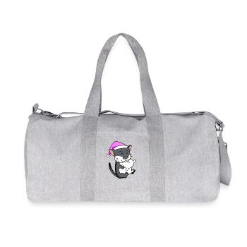 Cat Cat Breed Norwegian Forest Cat - Recycled Canvas Sports Bag by Stanley/Stella - heather grey - Front