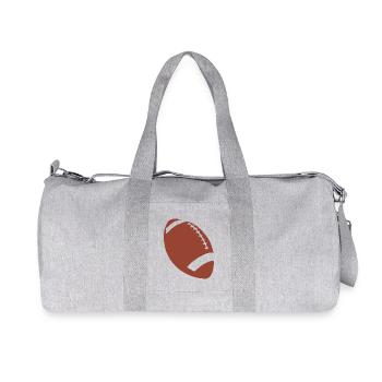 American football - Recycled Canvas Sports Bag by Stanley/Stella - heather grey - Front