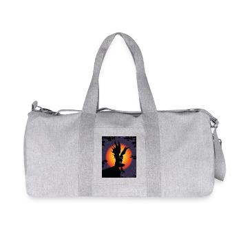 Scary Death Monster Creepy Moon Halloween Costume - Sac de sport en toile recyclée Stanley/Stella - gris chiné - Devant