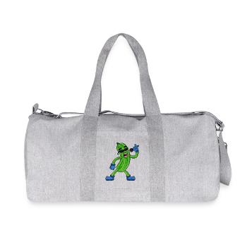 Cucumber Vegetable Gift - Recycled Canvas Sports Bag by Stanley/Stella - heather grey - Front