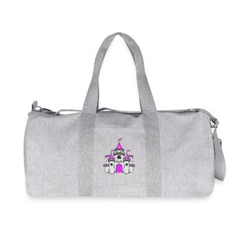 Fille Princesse Burg - Sac de sport en toile recyclée Stanley/Stella - gris chiné - Devant