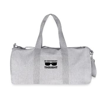 Pas de pensée indépendante - Sac de sport en toile recyclée Stanley/Stella - gris chiné - Devant