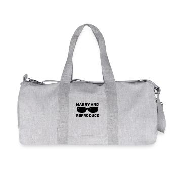 Se marier et se reproduire - Sac de sport en toile recyclée Stanley/Stella - gris chiné - Devant