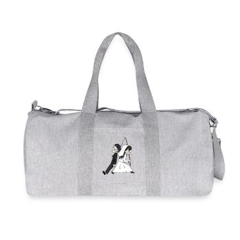 Marriage Meme Funny - Recycled Canvas Sports Bag by Stanley/Stella - heather grey - Front