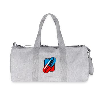 Nimm - Deine - Medizin - Gesundheit - Recycelte Canvas-Sporttasche von Stanley/Stella - Grau meliert - Vorne