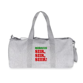 Maroc - Sac de sport en toile recyclée Stanley/Stella - gris chiné - Devant