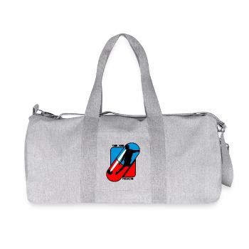 Nehmen Sie Ihre Medizin - Pille - Fußball - Recycelte Canvas-Sporttasche von Stanley/Stella - Grau meliert - Vorne