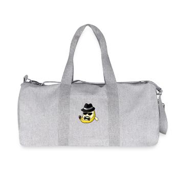 Banane Mafia Gangster Sonnenbrille Fliege - Recycelte Canvas-Sporttasche von Stanley/Stella - Grau meliert - Vorne