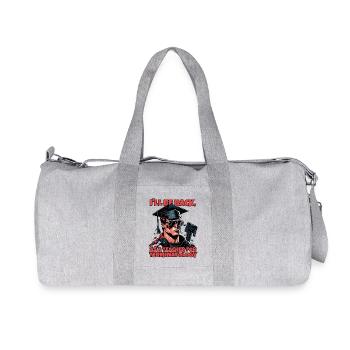 Cyborg robot with a degree in terminatology - Recycled Canvas Sports Bag by Stanley/Stella - heather grey - Front