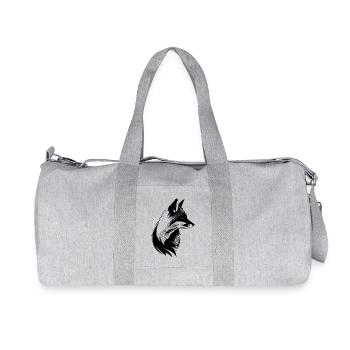 Hübsches Wald Fuchs Natur Porträt - Recycelte Canvas-Sporttasche von Stanley/Stella - Grau meliert - Vorne
